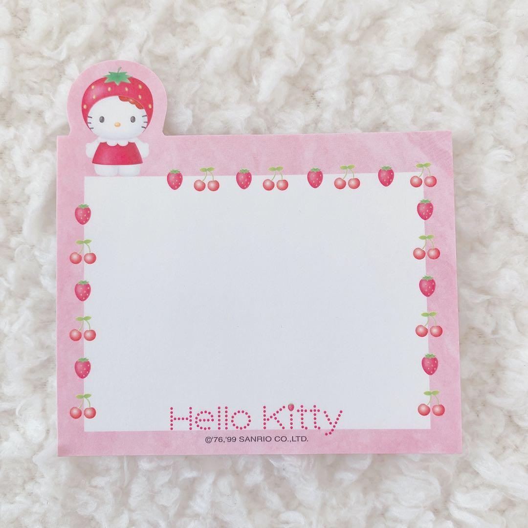 【レア】サンリオ ハローキティ フロッピーケース入り フルーツメモ