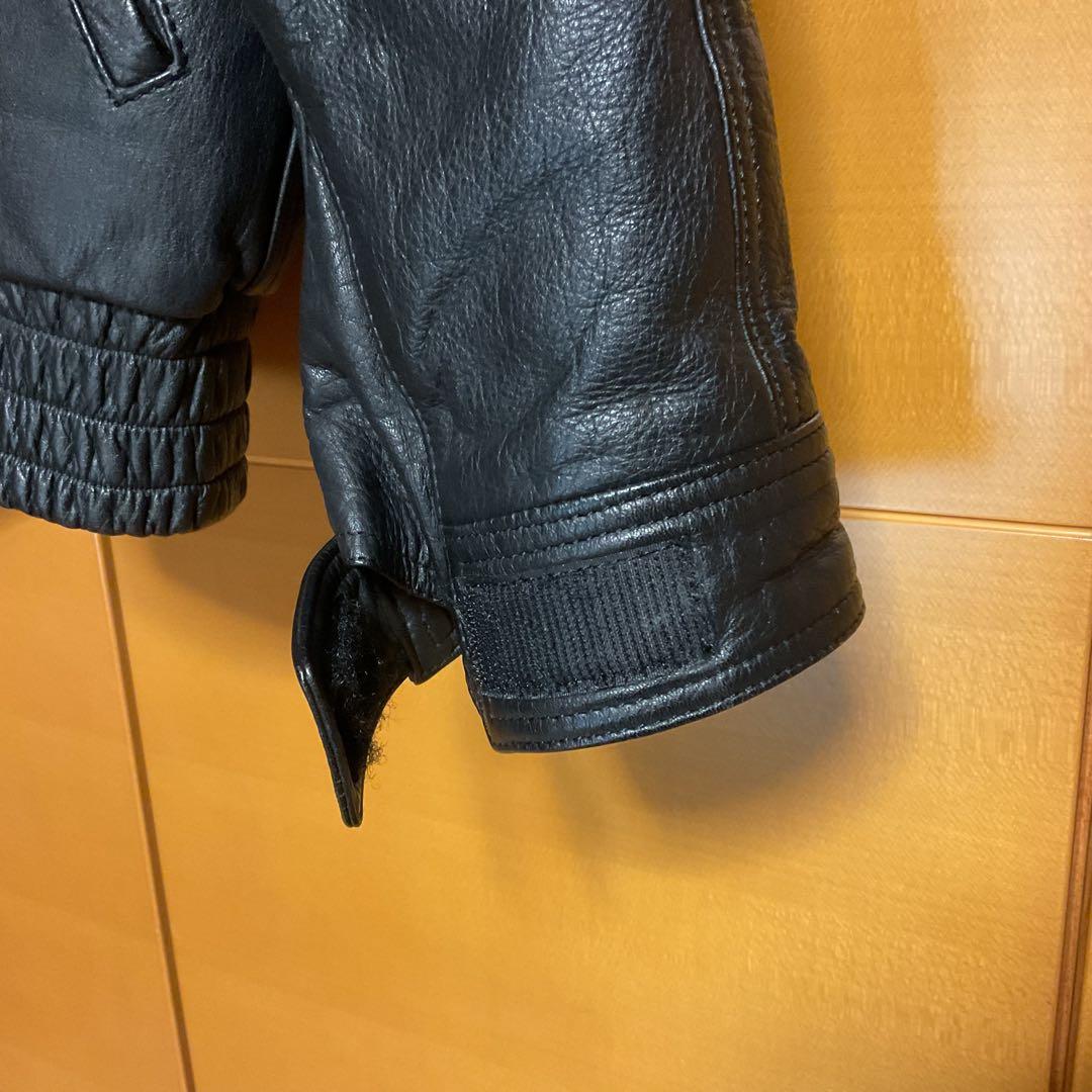 ウラン　クシタニ　レザージャケット　ライダース　牛革　黒　匿名配送