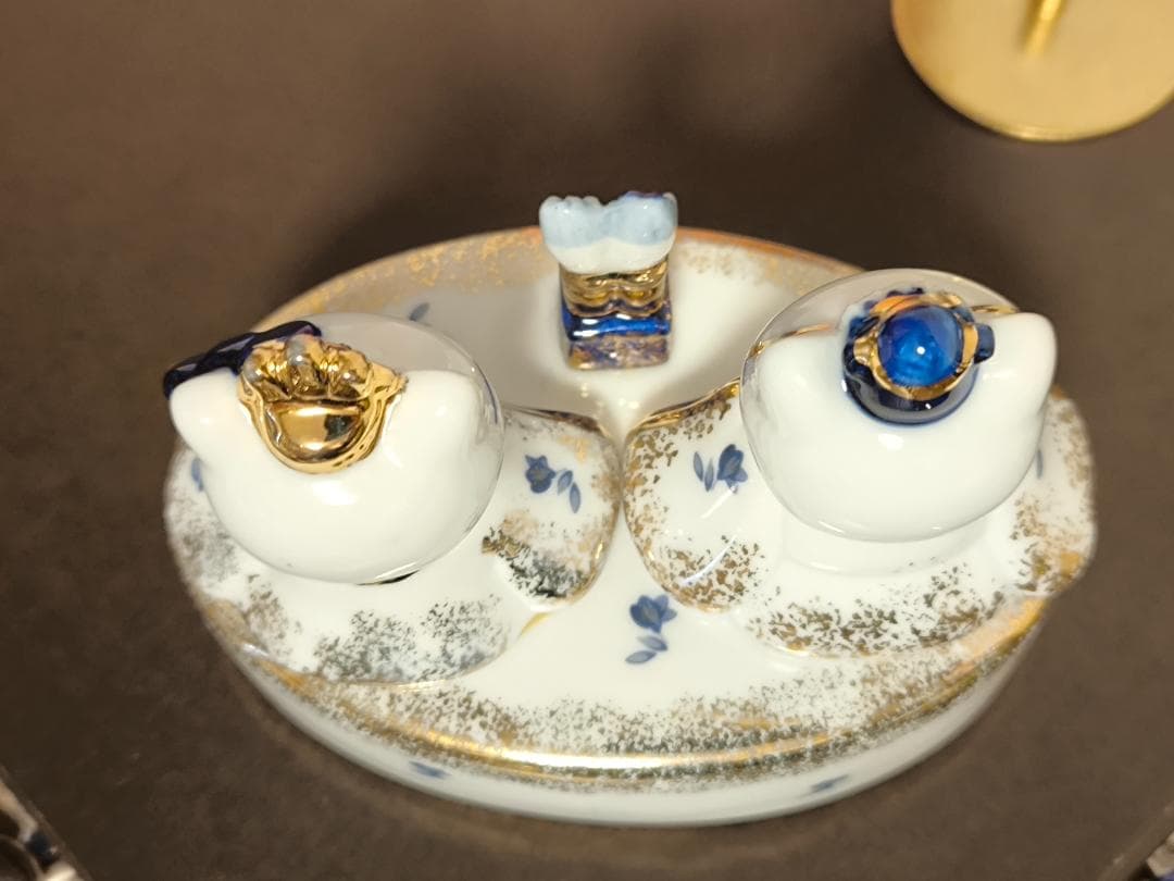 HELLOKITTY ハローキティ ダニエル　サンリオ　オルゴール　陶器 雛人形