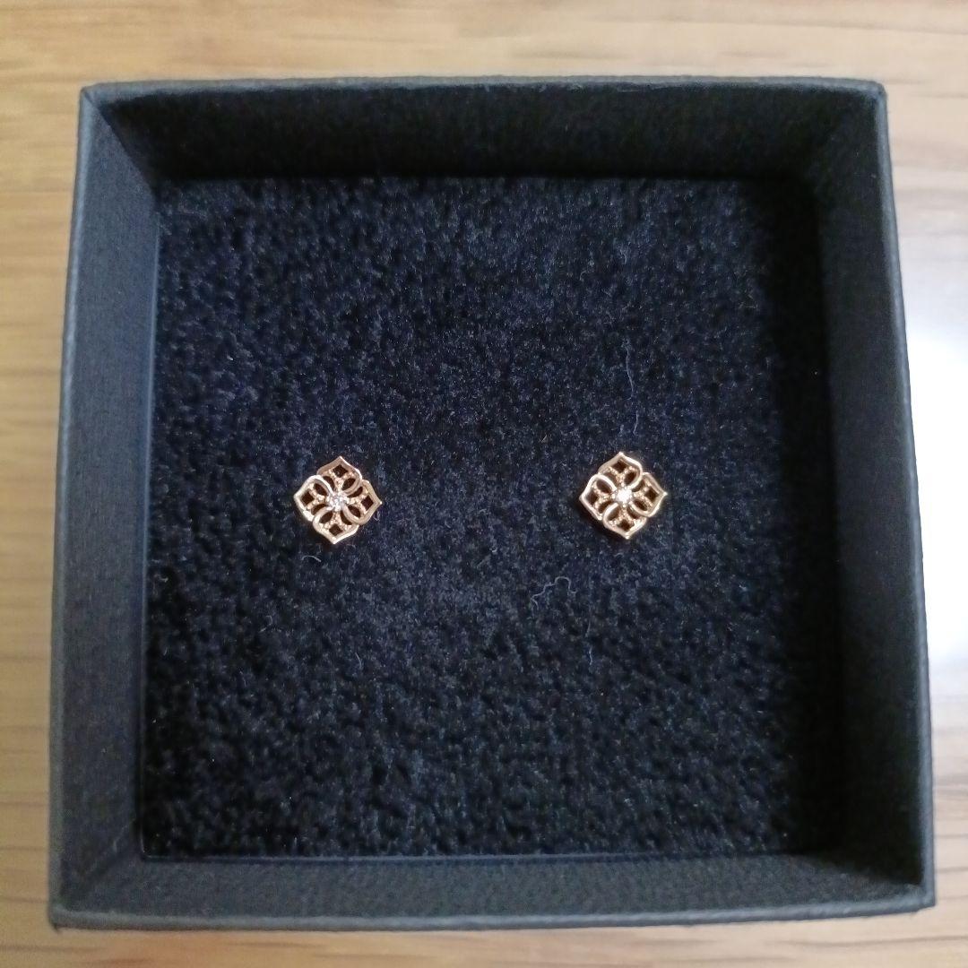 新品★ アガット　k10 ピアス