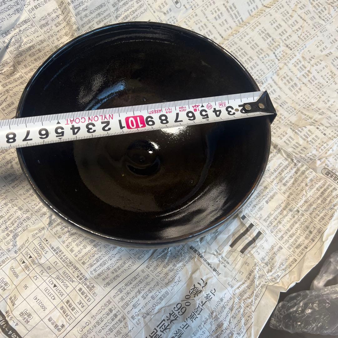 黒い茶碗 光沢仕上げ