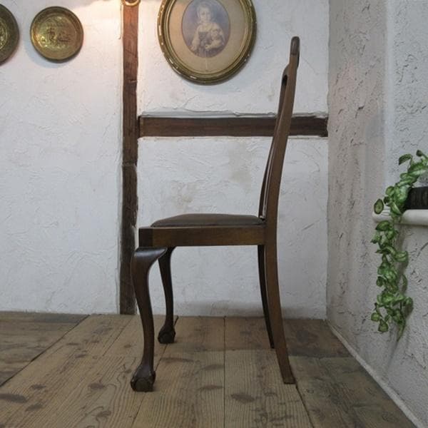 イギリス アンティーク 家具 ダイニングチェア 椅子 イス 英国 4165e