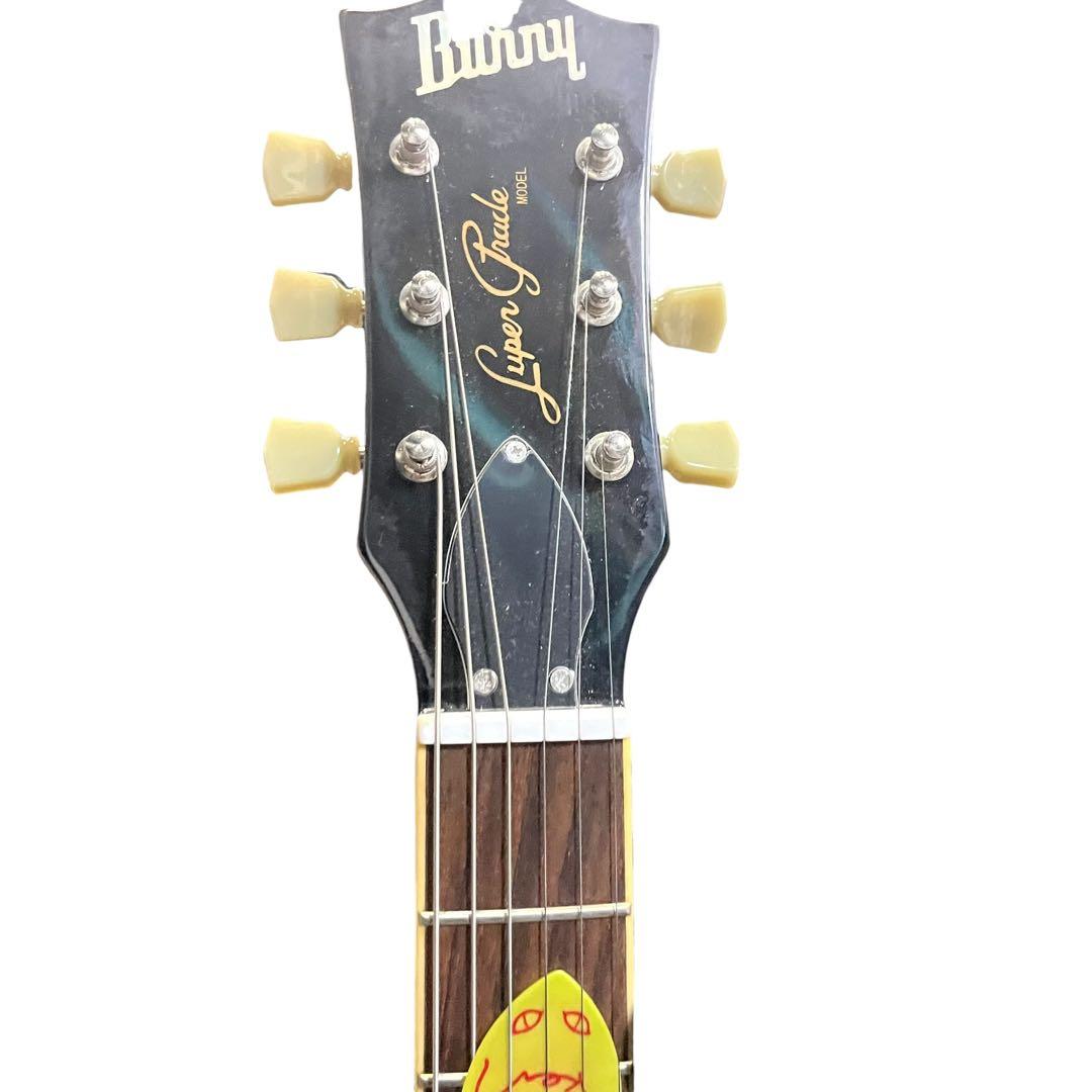 【メ0111-21】 Burny LespaulCustomレスポールグリーン