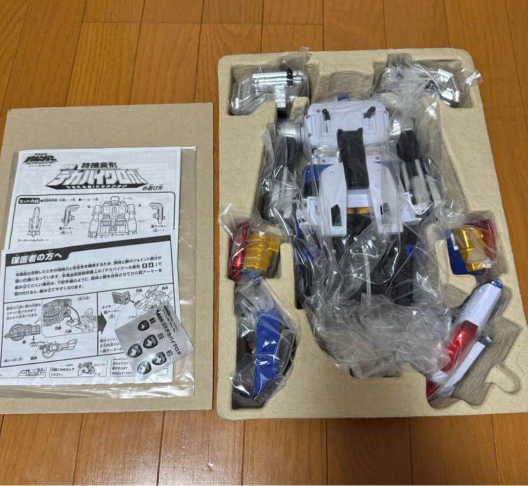 【未使用品極美品】特捜変形DXデカバイクロボ　デカレンジャー