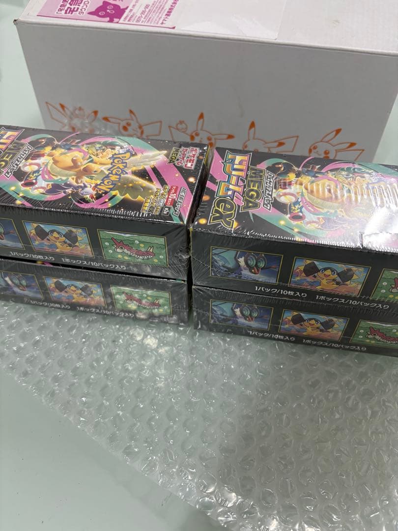 ポケモンカードMEGAドリームex 4BOX シュリンク付き新品未開封