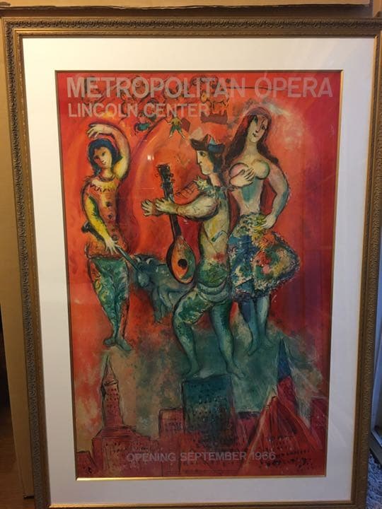 シャガール　カルメン　リトグラフ