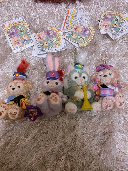 ダッフィー 、シェリーメイ 、ジェラトーニ、ステラルー