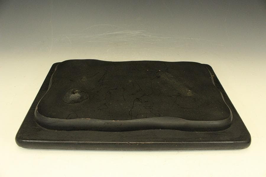 銅 馬上武人 置物 台座付 高42.5cm(LC414)