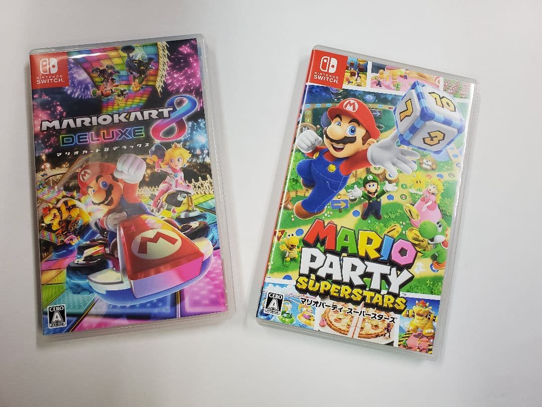 サ*ン様 マリオパーティ スーパースターズ、マリオカート 8 デラックス　2セッ