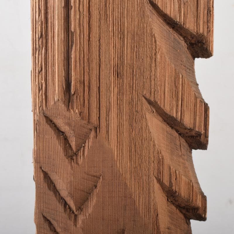 仏教美術　利秀作　木彫　神獣観音像　仏像　置物　8225