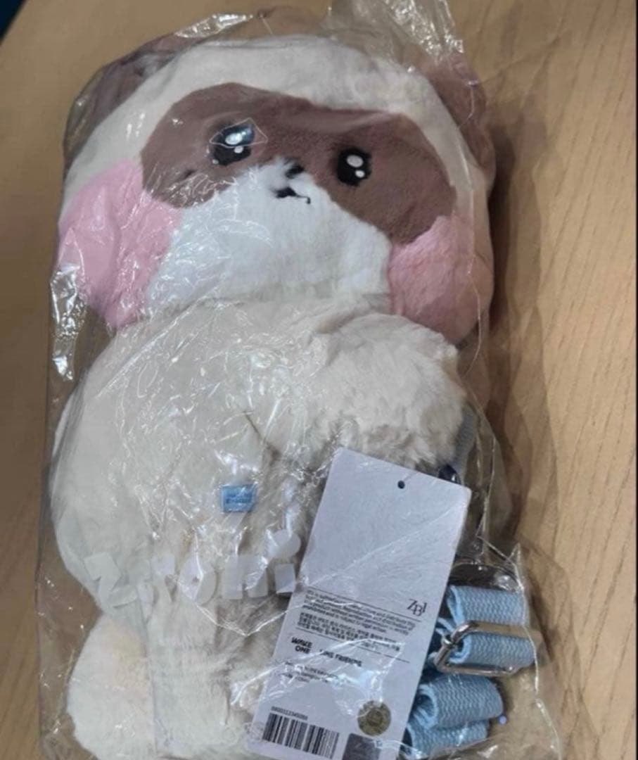 zeroni フラットぬいぐるみ　ゼロニzb1 ハニ二　hanini バッグ