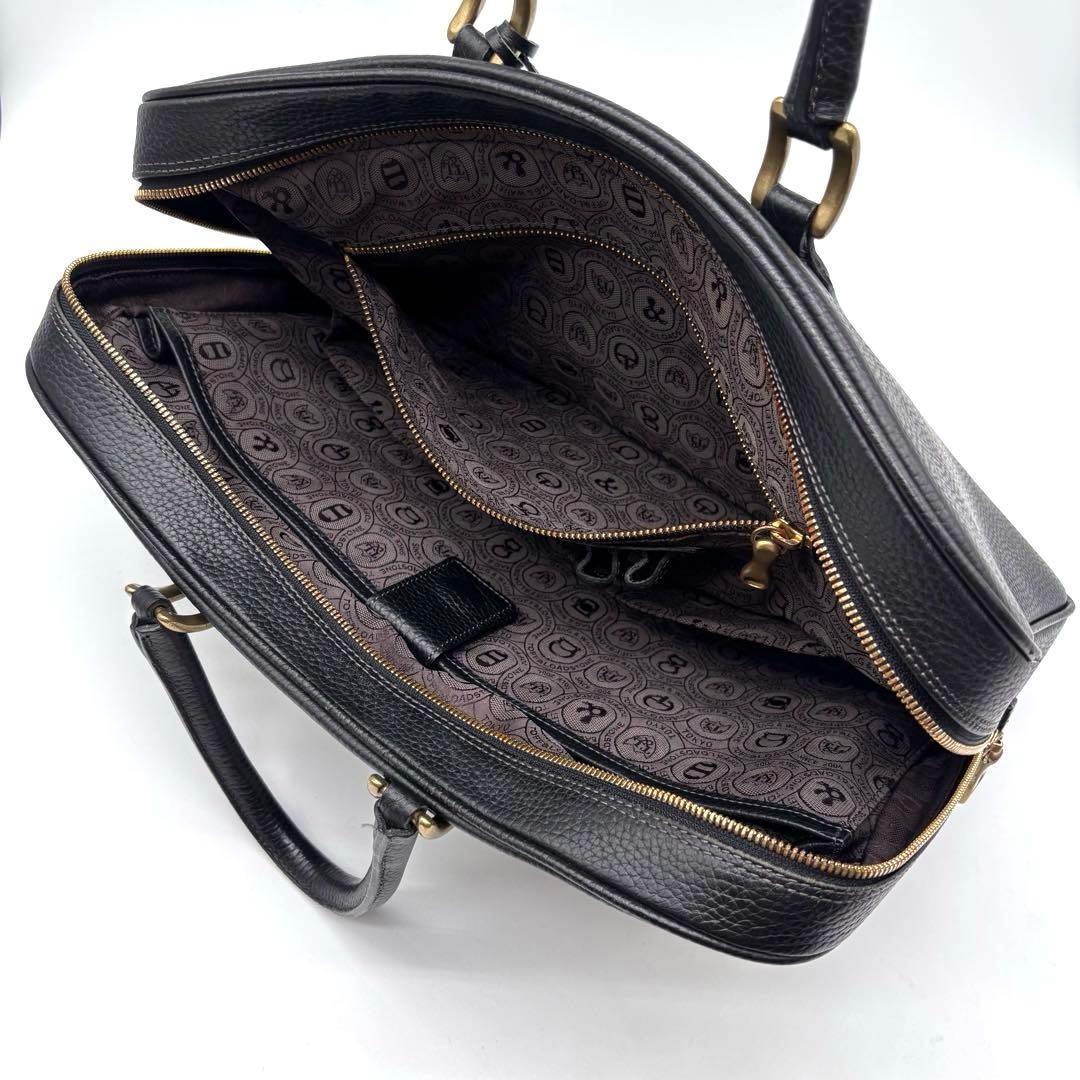 トフアンドロードストーン　Vブリーフ　ビジネスバッグ　A4可　レザー