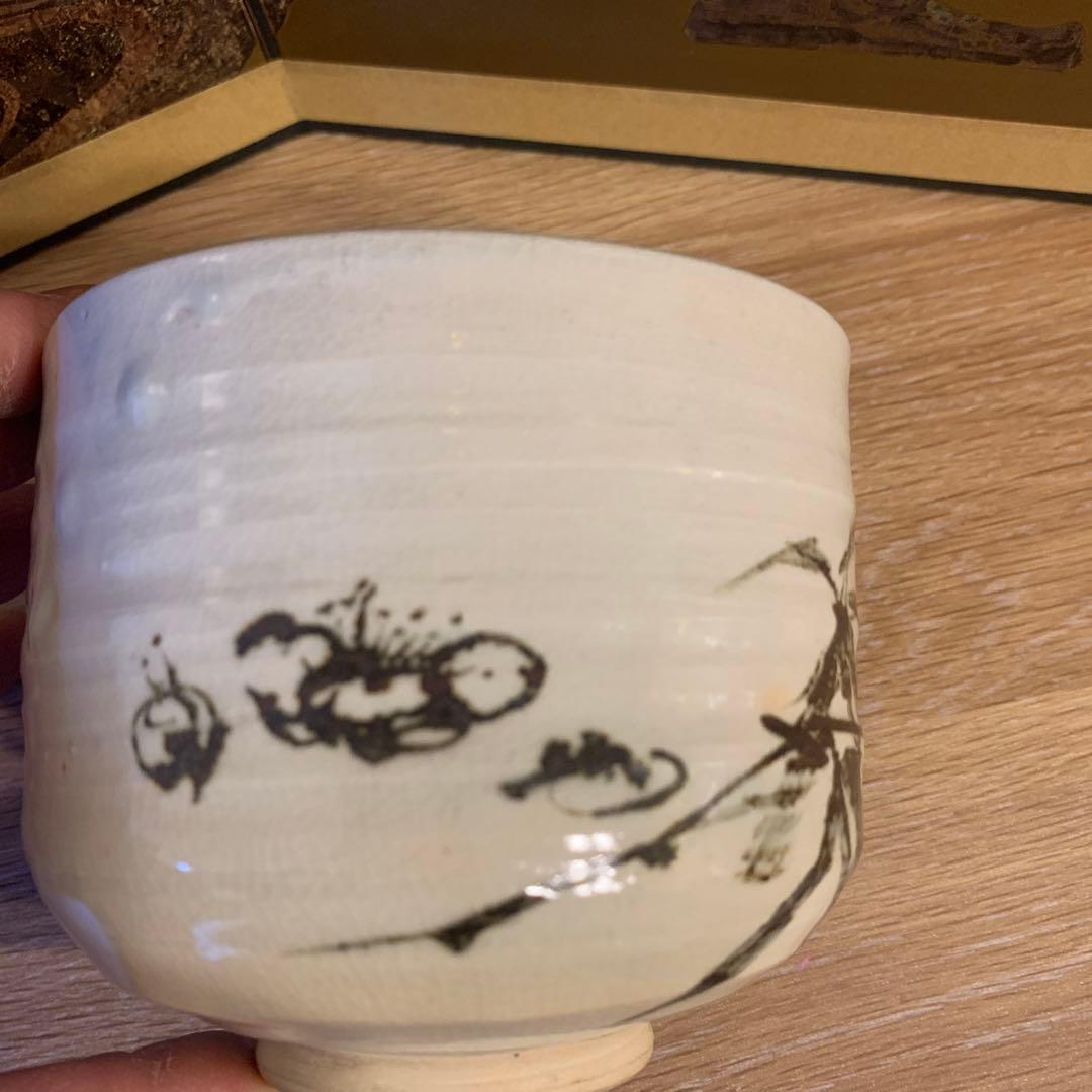 初代道八   茶碗    石仙画　　　90