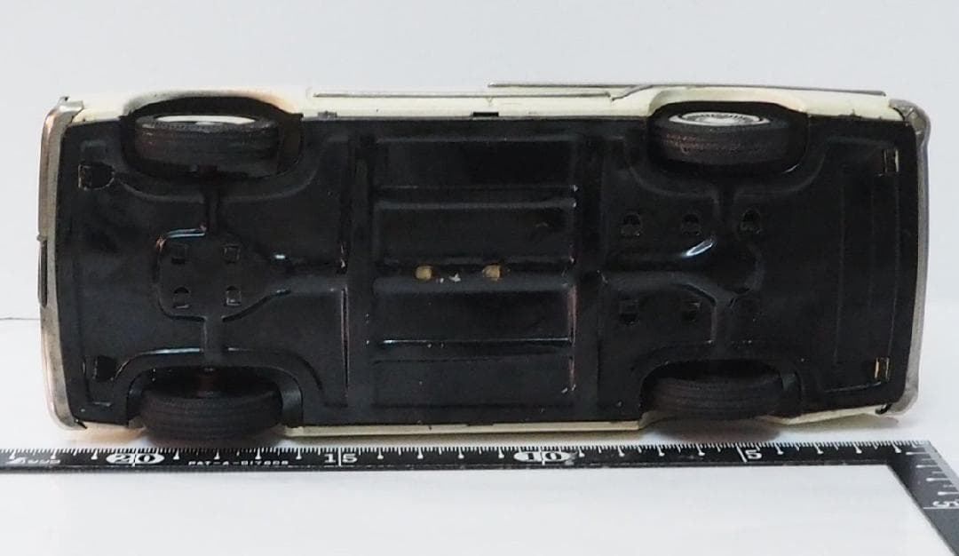 イチコー【日野コンテッサ 緑/白 ホイル1個交換ミラー自作】ブリキ ミニカー箱無