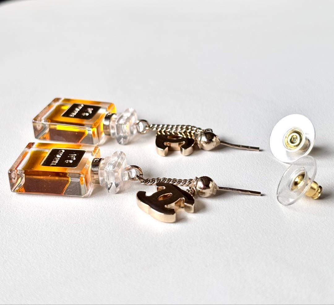 CHANEL シャネルヴィンテージ香水ボトル型ピアス1994秋冬コレクション