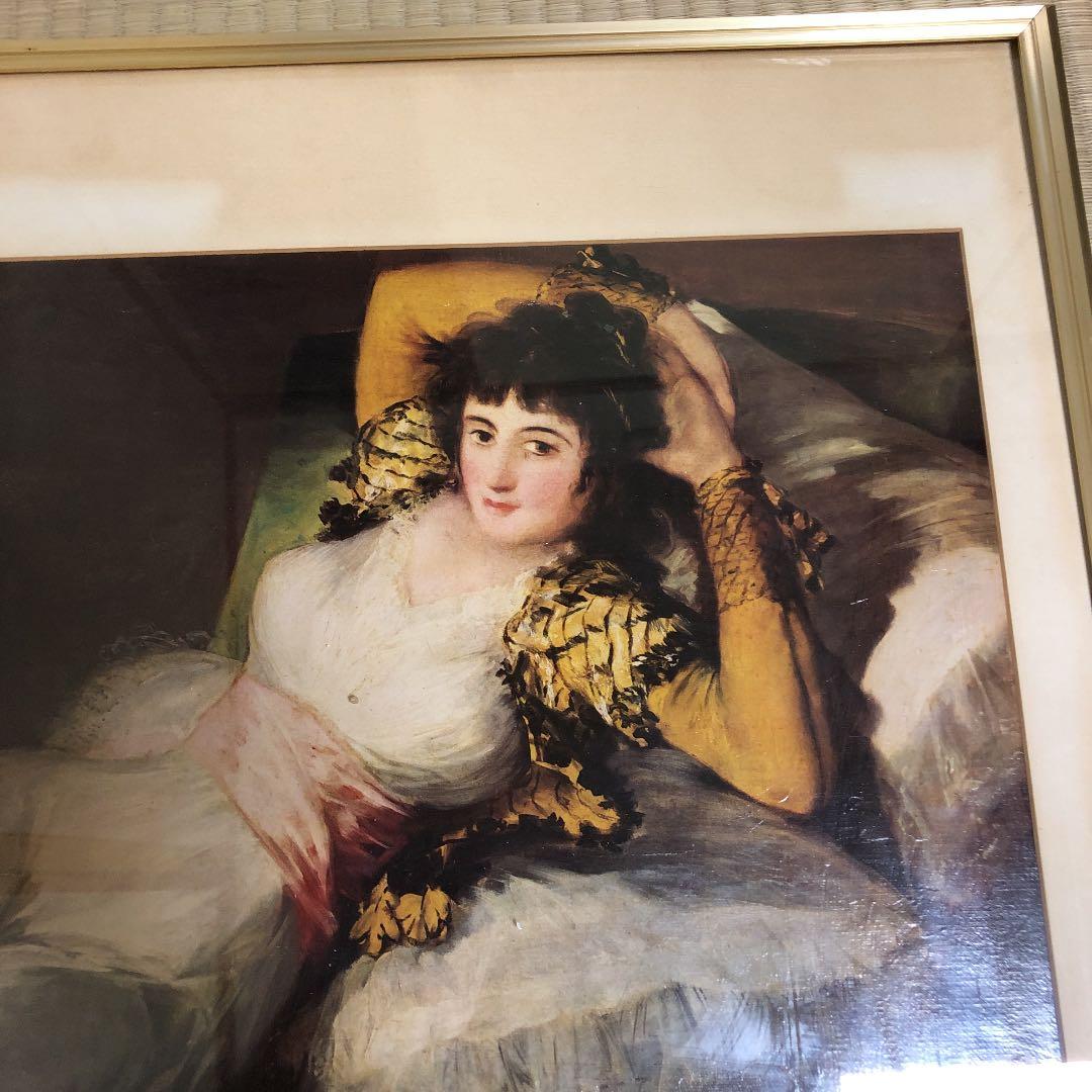 「着衣のマハ」ゴヤ作 レプリカ