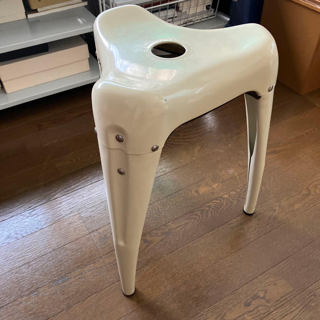 廃盤 ダルトン ウィズダムスツール アイボリー スタッキング スツール