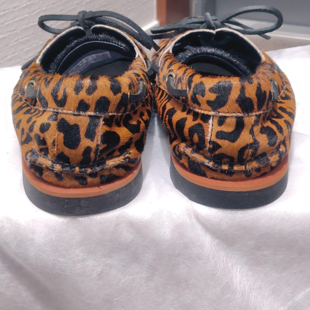 【稀少・極美品】ワコマリア×ティンバーランド ボートシューズ レオパード ハラコ