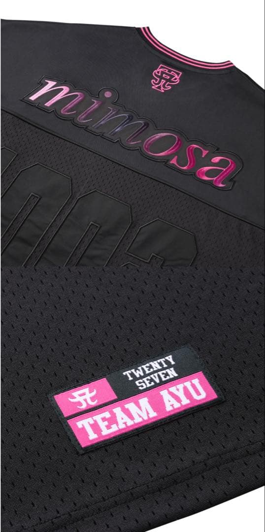 新品未開封★浜崎あゆみ　ユニフォームシャツ　Ｓ　mimosa TA 受注生産