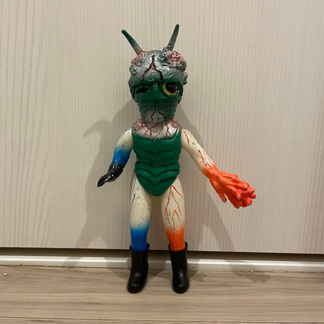 最終価格 バンダイ フランケルゲ ソフビ 当時物 超人バロム1 ブルマァク