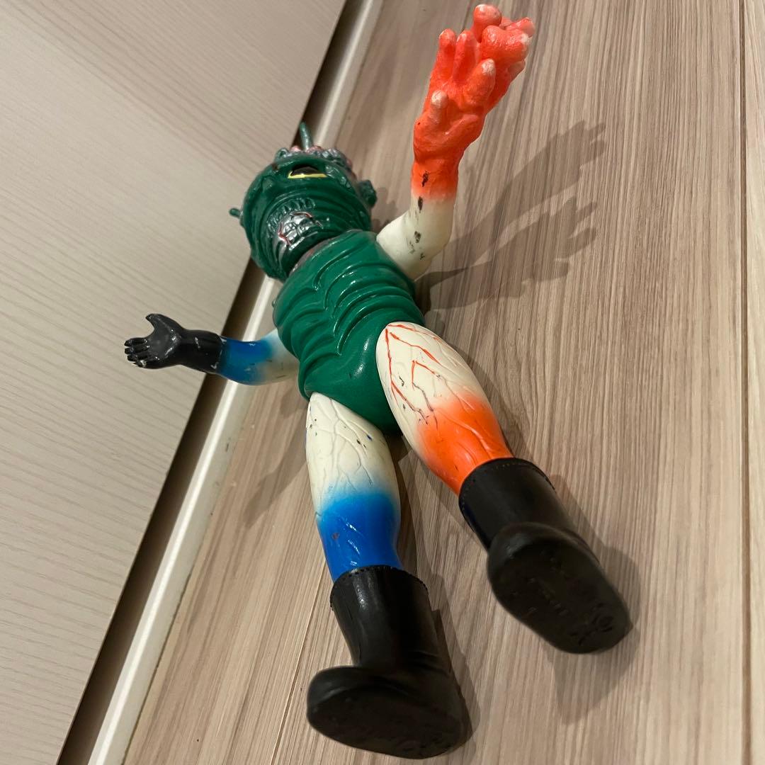 最終価格 バンダイ フランケルゲ ソフビ 当時物 超人バロム1 ブルマァク