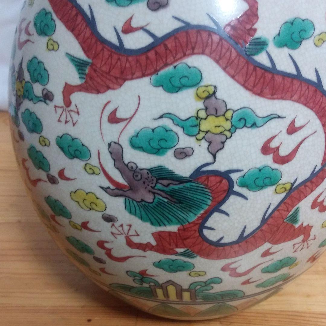 中国龍図瓢箪徳利大(大明万暦年製)大幅値下げ