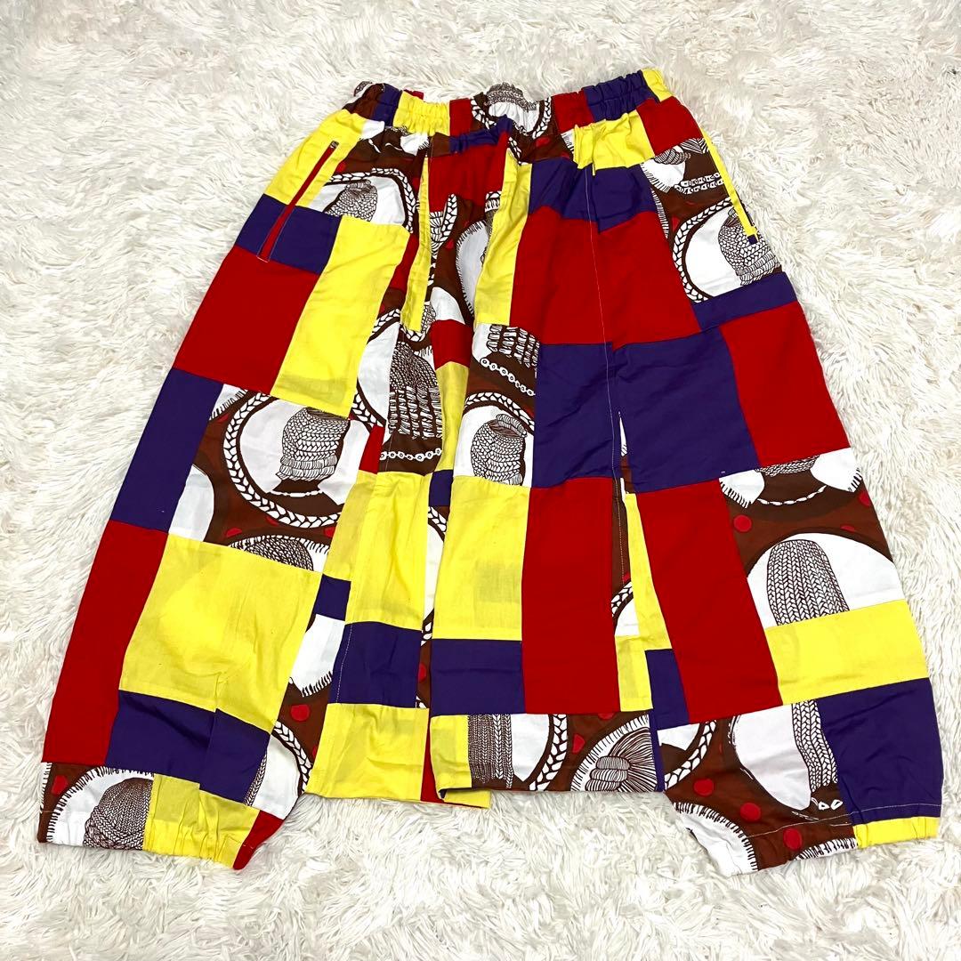 【極美品】コムデギャルソン　レディース　パッチワークデザイン　サルエルパンツ