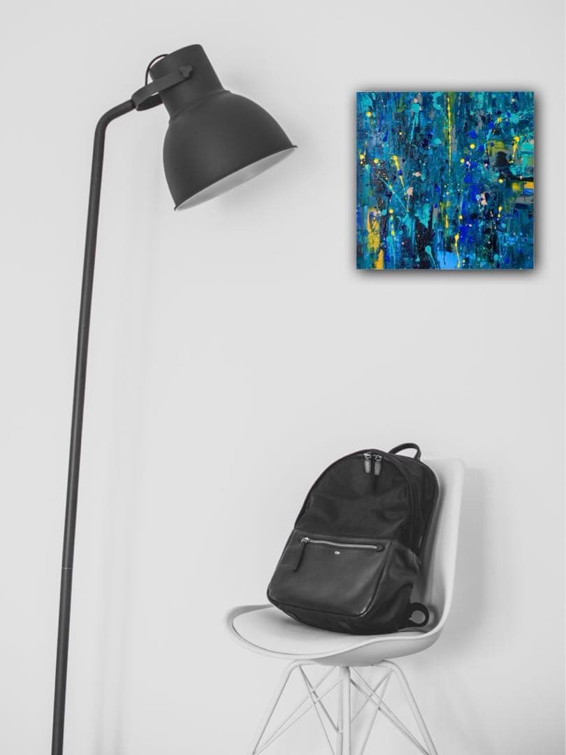 モダン インテリア アートパネル 絵画 抽象画 クール 現代アート