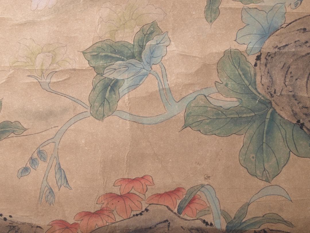 【骨董掛け軸】松図 中国李唐　肉筆保證 掛け軸　捲り AK972A12-3