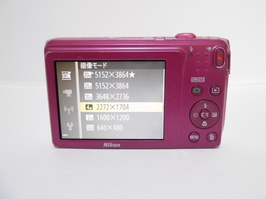 【お値下げ歓迎・美品】　ニコン　Nikon COOLPIX S3700 ピンク