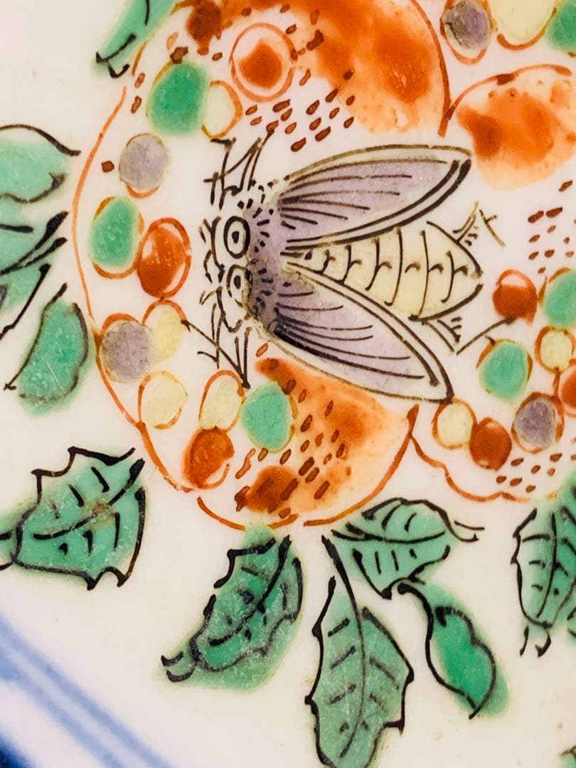 中国清時代早期五彩お皿