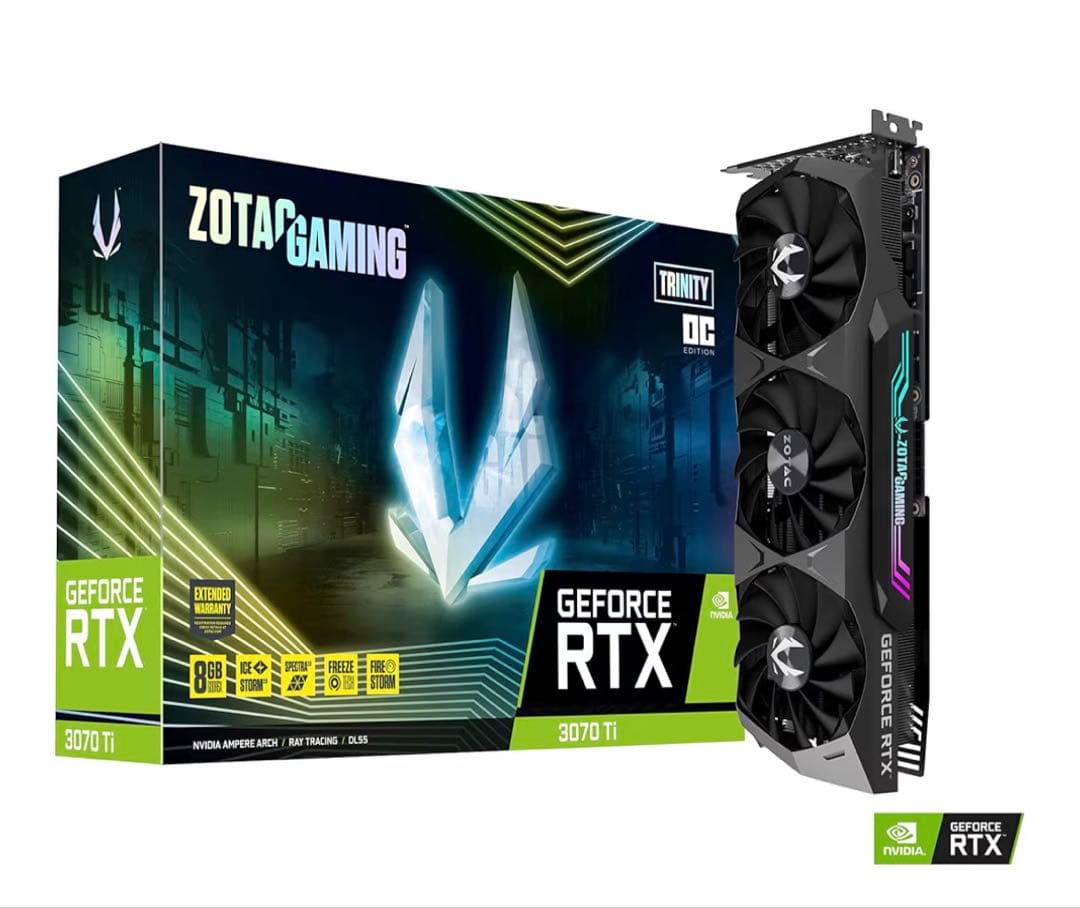 グラフィックボード・グラボ・ビデオカード ZOTAC GAMING GeForce RTX 3070 Ti