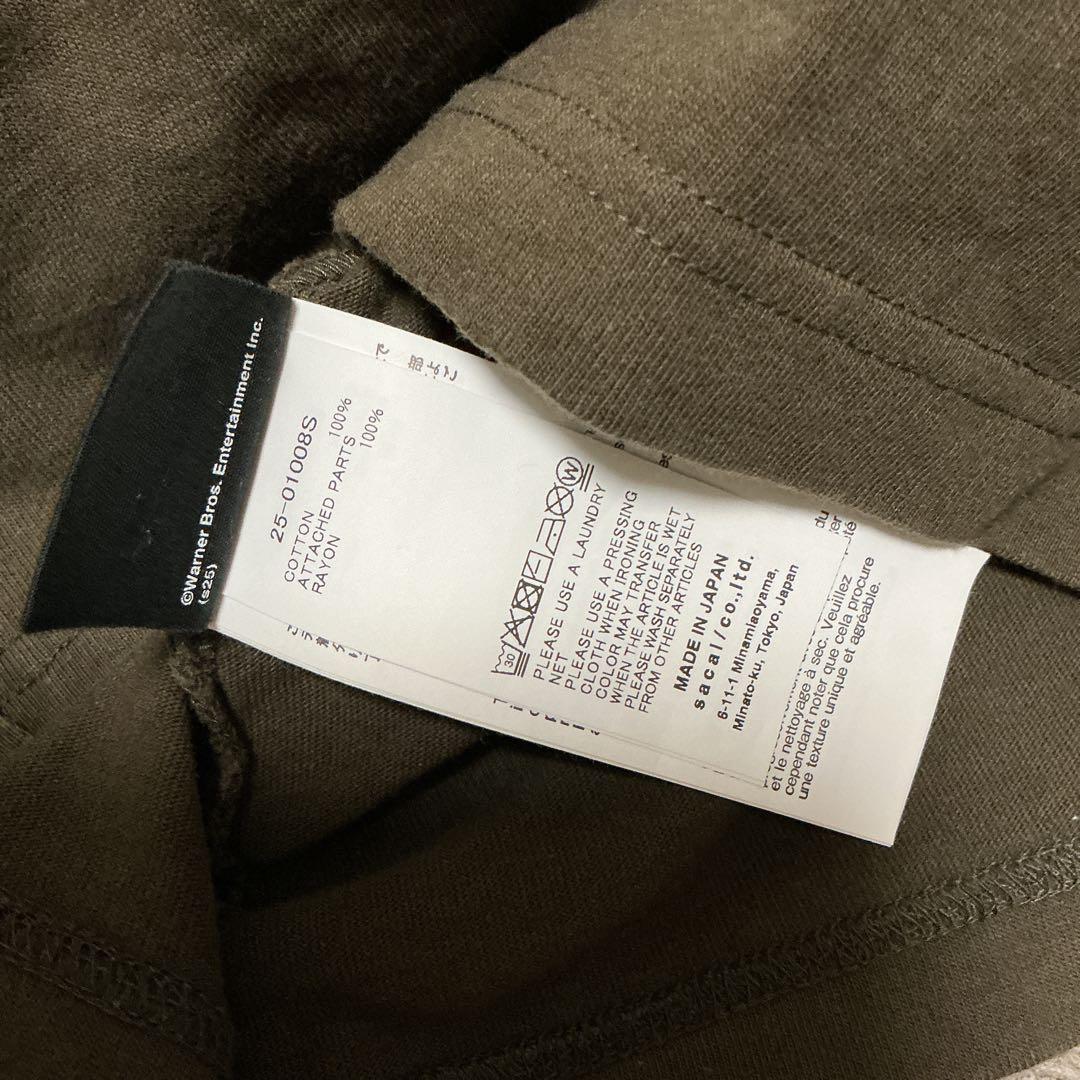 【25AW 完売品】sacai Tシャツ カーキ