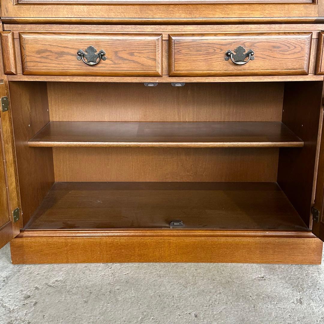 ✦カリモク✦ヴィンテージ ライティングビューロー デスクキャビネット 昭和レトロ