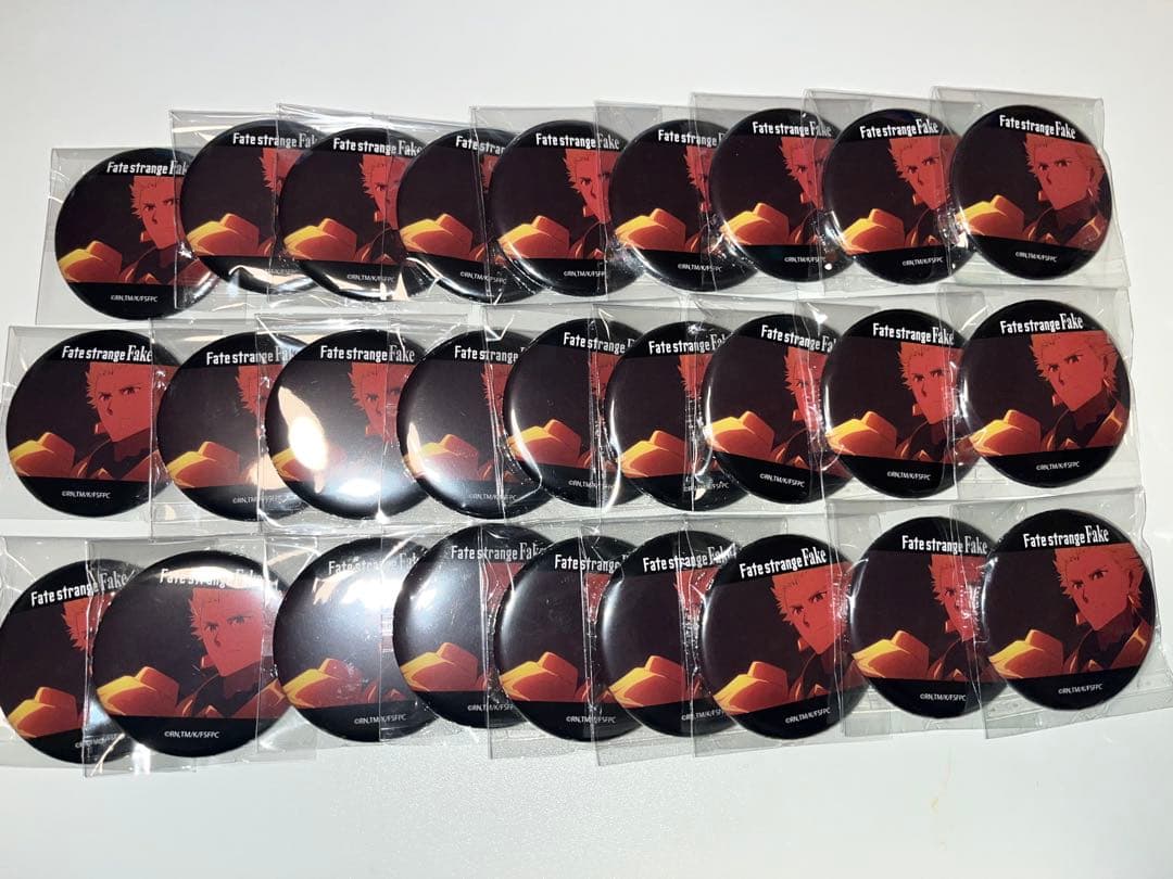 Fate strange fake アーチャー ギルガメッシュ 場面写 缶バッジ