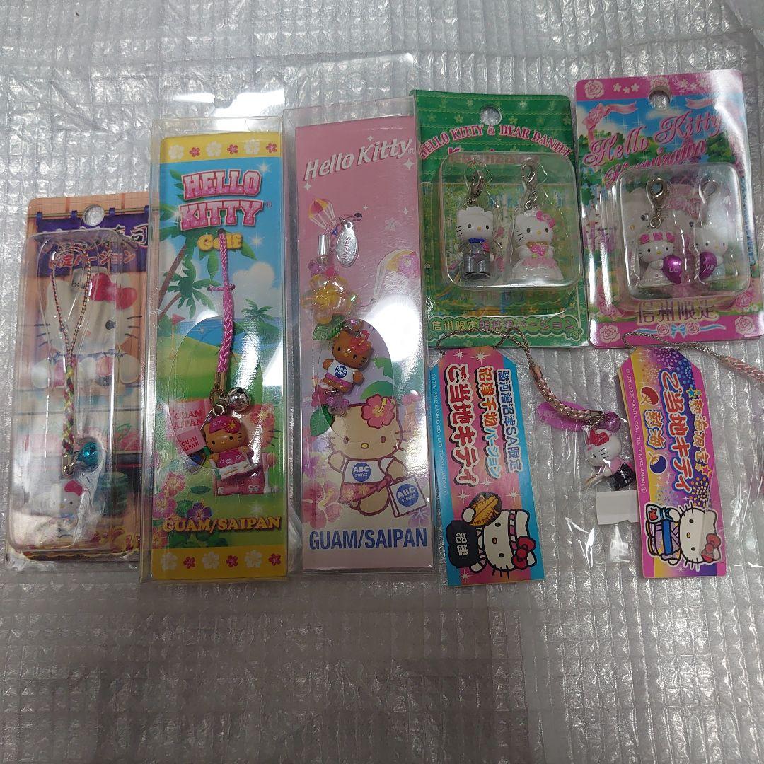 ハローキティストラップ7個セット