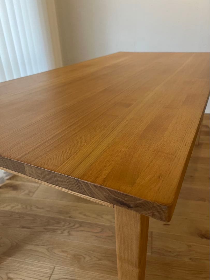 無印良品 ダイニングテーブル 廃盤 希少　タモ材