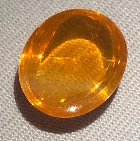 天然ファイアオパール 遊色効果有 6.602ct ソーティング付 ルース