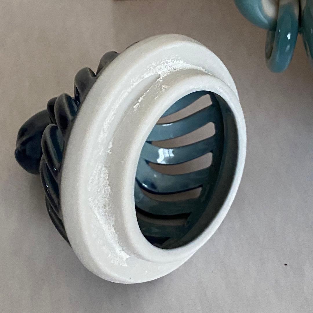 香道具　香炉　九谷焼　旭山　獅子　象耳