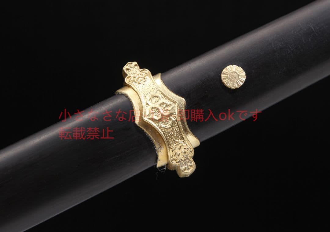 黒檀純銅唐横刀T 10焼刃 古兵器 武具 刀装具 日本刀 模造刀 居合刀