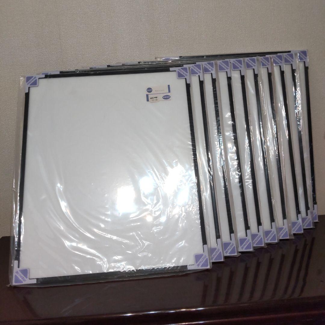 【10枚✩ポスター額】　ポスター　フレーム　黑　アルミ　額縁