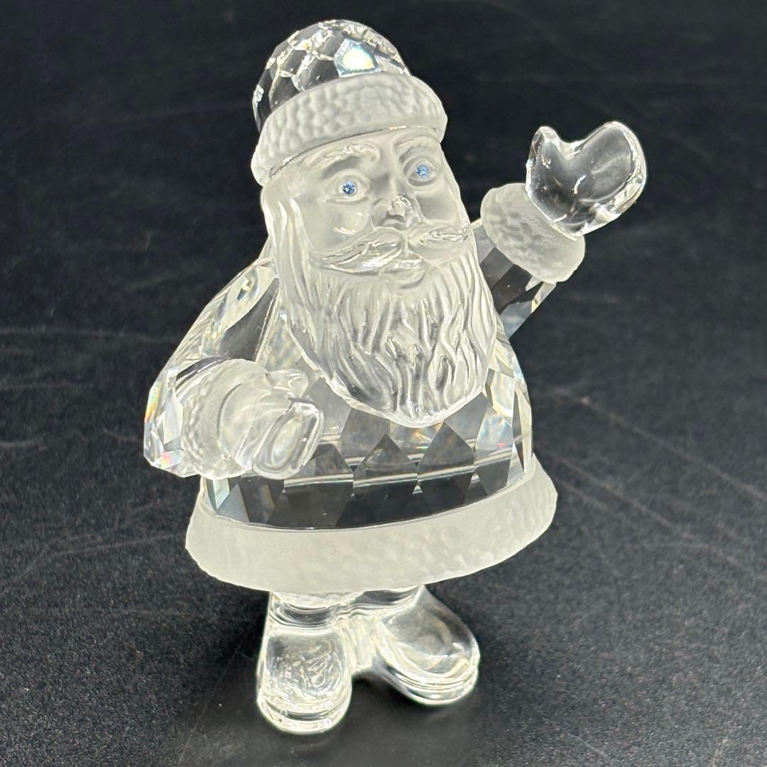 スワロフスキー　置物　　オブジェ　クリスマス　サンタクロース　no.175