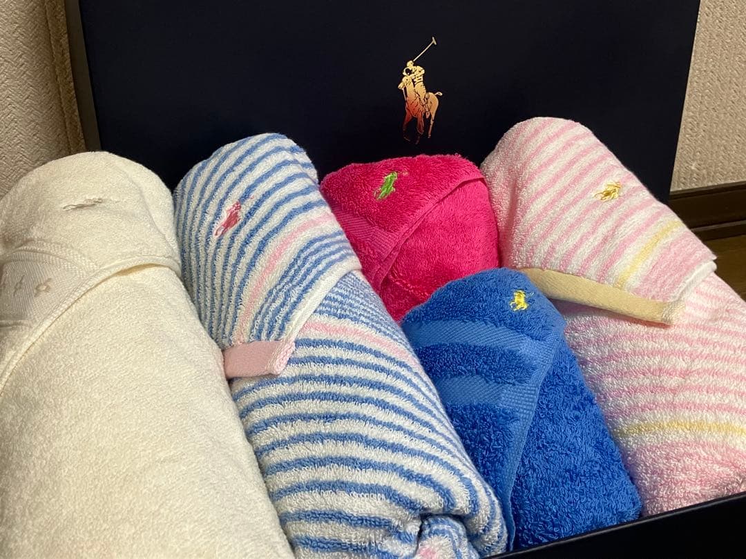 ラルフローレン　バスタオル フェイスタオル　5枚セット　新品未使用