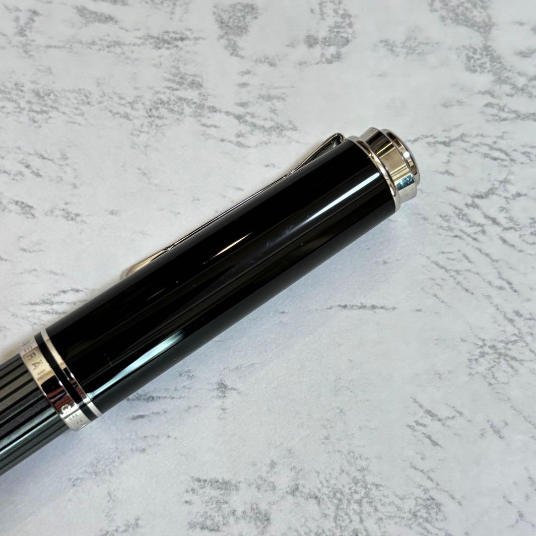 ペリカン スーベレーン M400 万年筆 ブラックストライプ F（細字）