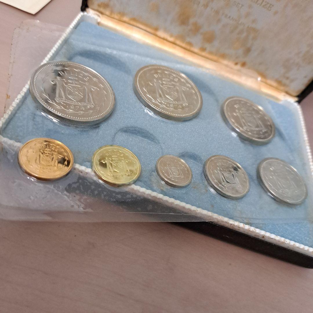 り*と様 フランクリンミント　ベリーズ　8種類　硬貨セット　1974