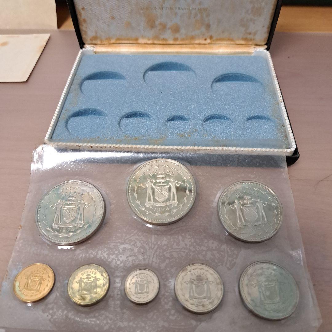 り*と様 フランクリンミント　ベリーズ　8種類　硬貨セット　1974