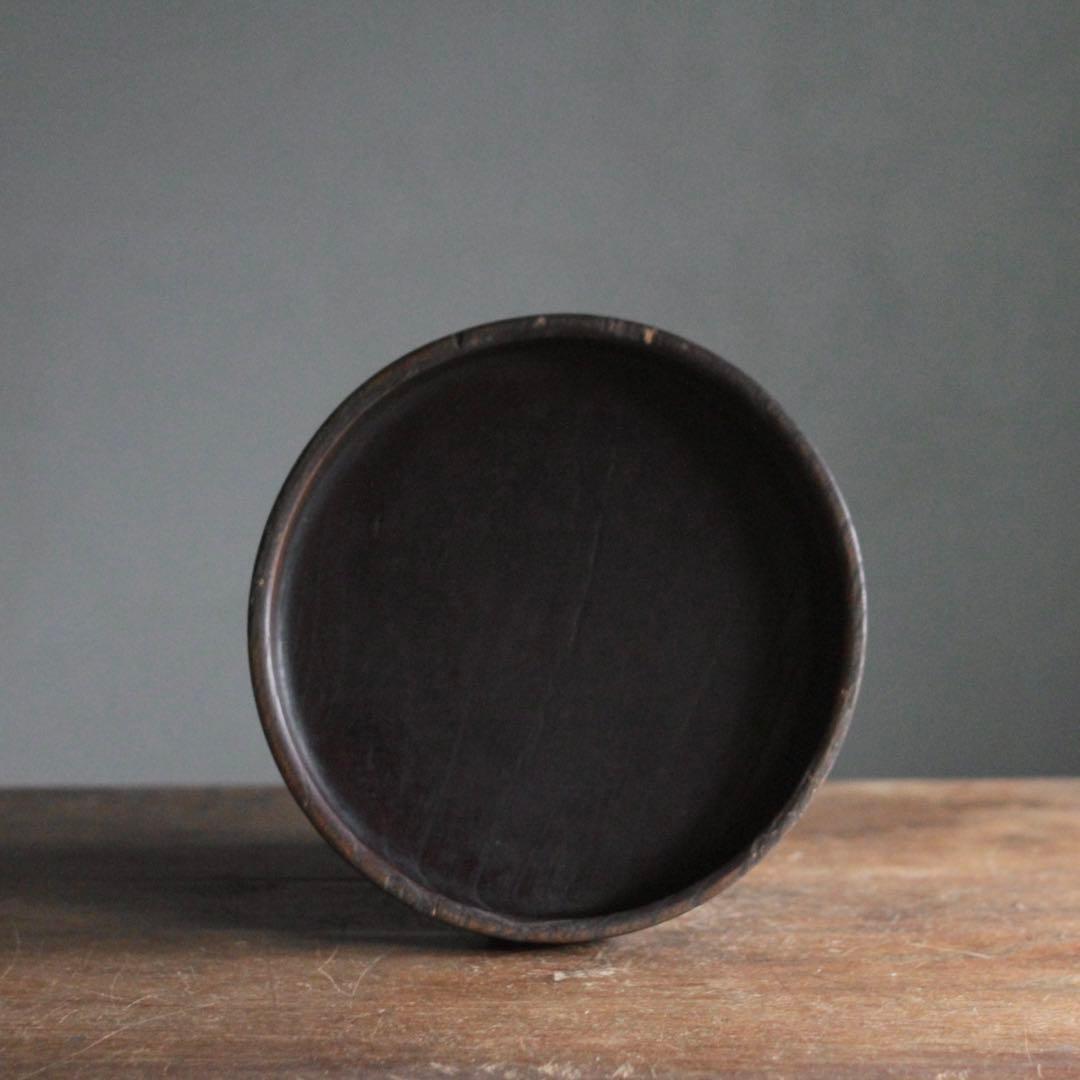 古い 小ぶり くりぬき盆 No.1 古道具 アンティーク