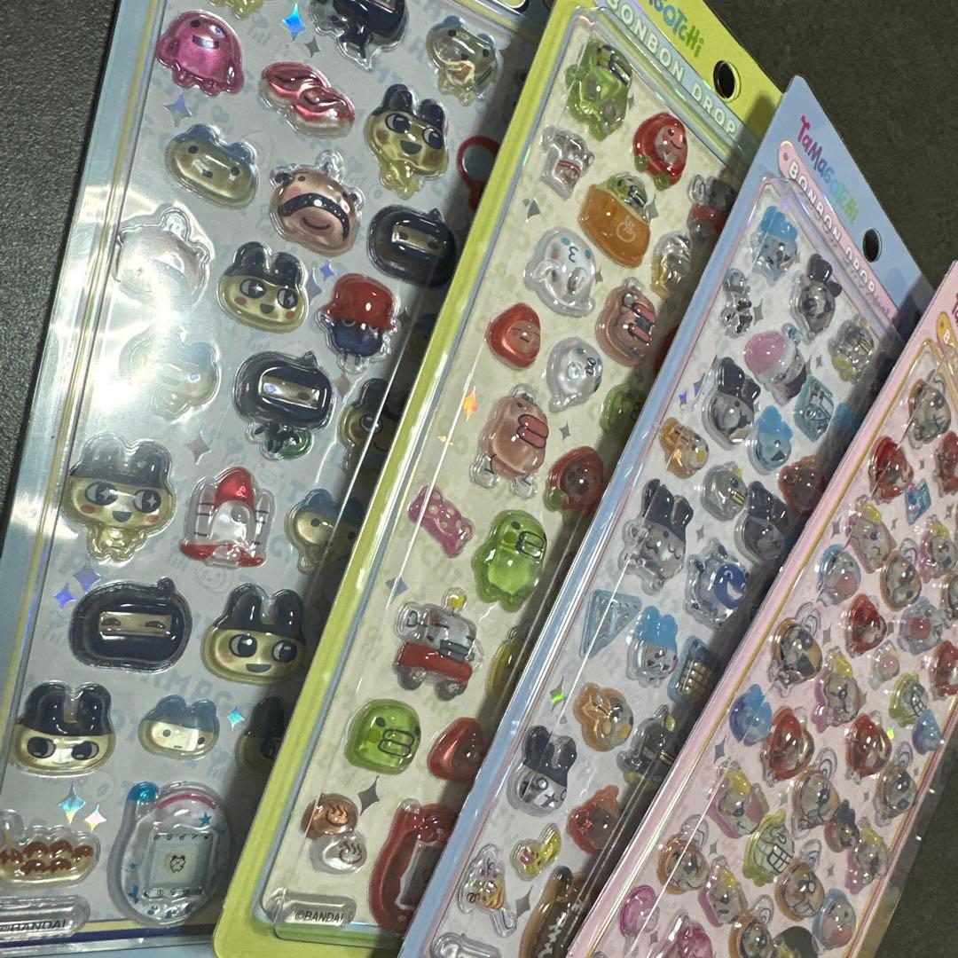 【正規品】たまごっちボンボンドロップシール 4枚セット