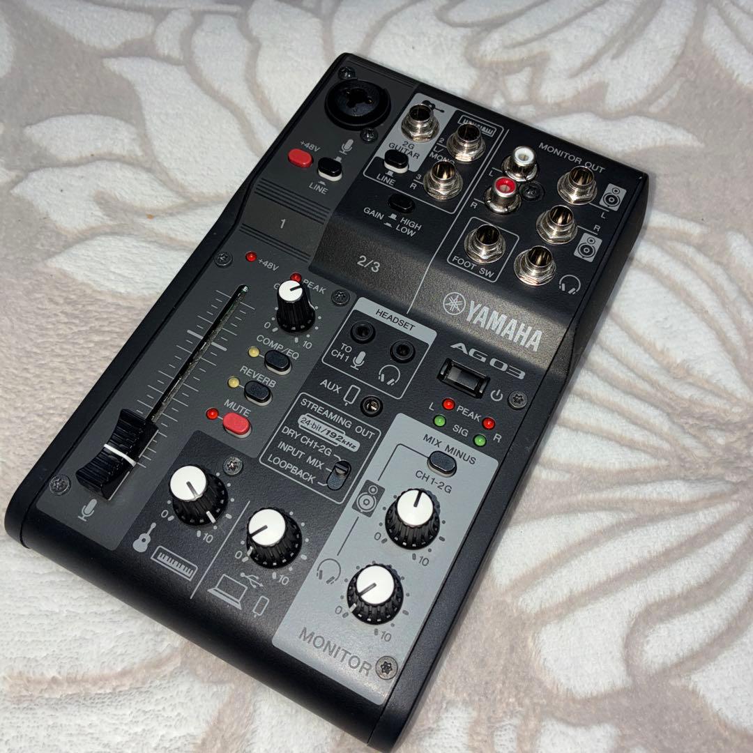 YAMAHA ヤマハ AG03MK2 マイク付き