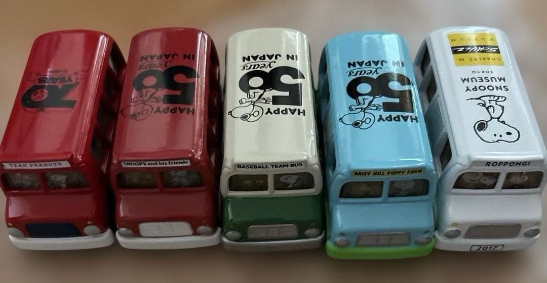 スヌーピー トミカ　ミニカー＆バス